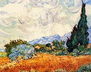 Wheat Field With Cypresses, Vincent Van Gogh